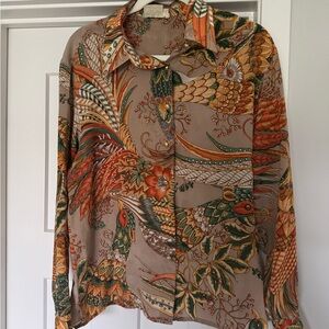Salvatore Ferragamo Vintage Silk Shirt
